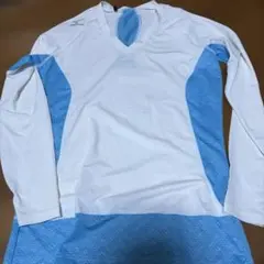 Mizuno メッシュ長袖Vネックトップス