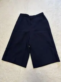 ネイビー ハーフパンツ ゴムウエスト
