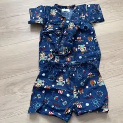 ネイビー甚平 サイズ80 ミッキー
