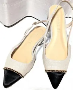 LE TALON ルタロン ミュールポインテッドトゥ 23.5cm 美品 最安値