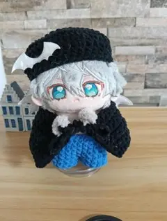 10〜12㌢ぬいぐるみ対応 悪魔ちゃん　帽子＆マント2点セット