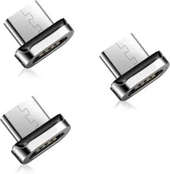 充電ケーブル 専用 マグネットマイクロUSB充電端子 3個セット