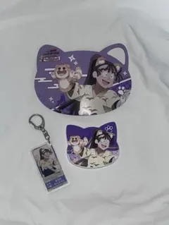 ☆忍たまAnimeJapan ナンジャタウン 缶バッジ 尾浜勘右衛門 3点セット