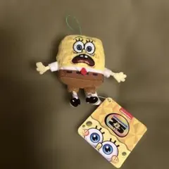 スポンジボブ ぬいぐるみ 約10cm タグ付き