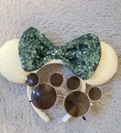 TDS ディズニーランド　カチューシャ、サングラスセット