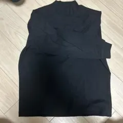 UNIQLO U ハイネック長袖Tシャツ ブラック