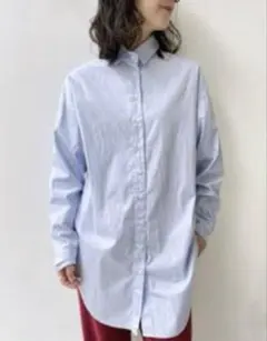L'Appartement◇ラミーハーフスリーブシャツ ◇ネイビー◇リネン