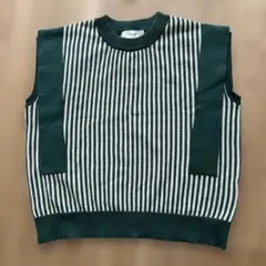BEAMS ニットベスト　コットン　ビームス