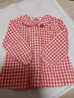 ファミリア　丸襟ブラウス