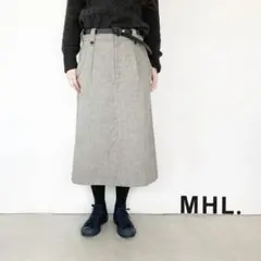 未使用 マーガレットハウエル MHL. コットンリネンタックスカート