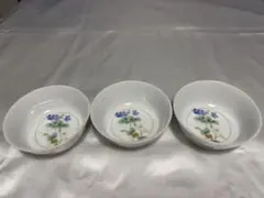 花柄 お皿 3枚セット 直径11.5×高さ4.5