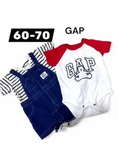 GAPロンパース・カバーオール 60-70