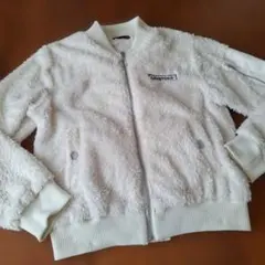 ラブトキシックボアフリースジャケットL160ホワイト美品