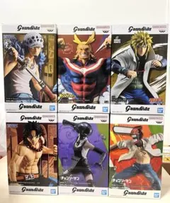グランディスタフィギュア6体まとめ売り波風ミナトチェンソーマンレゼ　オールマイト