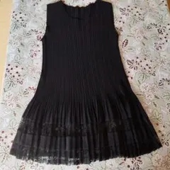 黒レースチュニック　韓国製　POtta ROSSa