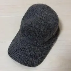 ZARA ニット　グレー キャップ