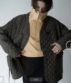 [CLANE] QUILTING NO COLOR JACKET