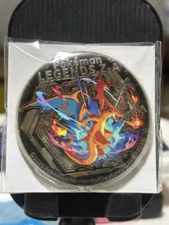 ポケモンレジェンズ ZA イオンオリジナル メガリザードン 24金メッキ メダル