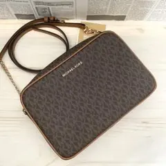 51 新品 MICHAEL KORSバッグ ブラウン ショルダーバッグ