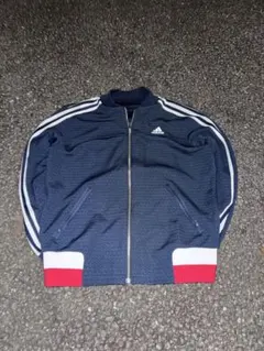 adidas ネイビー ジップアップジャケット