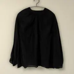 【美品】長袖トップス フリーサイズ ブラック