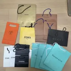 ブランド ショッパー HERMES、CHANEL 、ティファニー