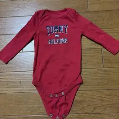 TOMMY HILFIGER レッドロンパース 3/6Mのサムネイル