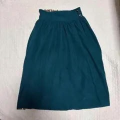 Heather フレアスカート　巻きスカート　リバーシブル