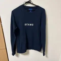 BEAMS スウェット　ネイビー
