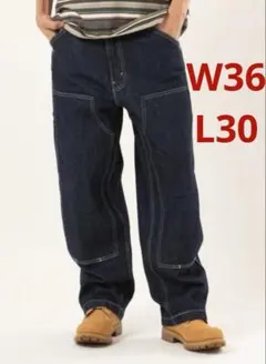 Levi's 568 LOOSE ダブルニー　W36/L30 ①