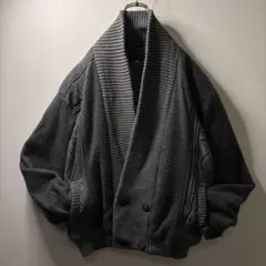 80's 90's vintage オーバーサイズ チェスター ガウン ブルゾン