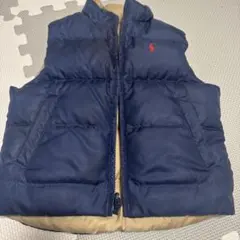 ポロラルフローレンリバーシブルダウンベスト 100cm万能です！