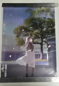 青春ブタ野郎シリーズ A3メタルポスター　メロンブックス 特典