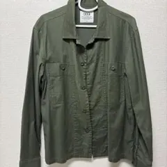 ikka ミリタリージャケット Lサイズ オリーブグリーン