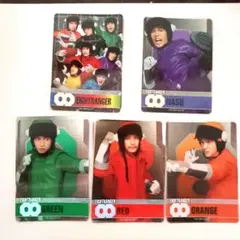 エイトレンジャー2　トレーディングカード　シール　5枚セット