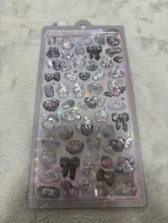 正規品　ボンボンドロップシール　しろくろボンボン