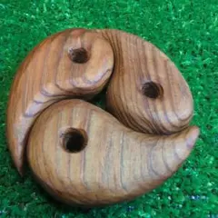 屋久杉 勾玉 5926i 陰陽デザイン アクセサリー 3個セット