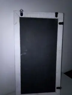 #ボード　木製ホワイト枠黒板ボードのサムネイル
