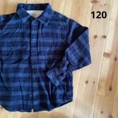 無印良品 ネルシャツ キッズ 120