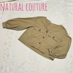 natural couture ナチュラルクチュール 配色ステッチＶブルゾンのサムネイル