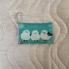 MOFUKAWA SHIMAENAGA クリアマルチケース カラビナ付