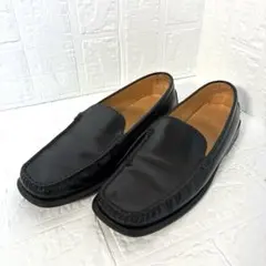 美品✨TOD'S　本革 ドライビング ローファー スクエアトゥ 黒　26のサムネイル