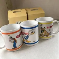 未使用品 マグカップ グーフィ ドナルド プルート　3個セット ディズニー