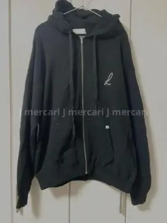 LAVANDA 宇野実彩子 ジップパーカー ブラック