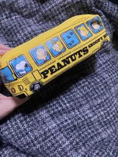 スヌーピー　バス　乗り物　ウッドストック　ペンケース 筆箱　ポーチ　小物入れ