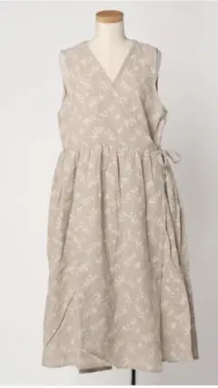 専用【sm2】レモン柄刺繍カシュクールワンピース