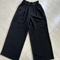 repipi ブラック ワイドパンツ Sサイズ