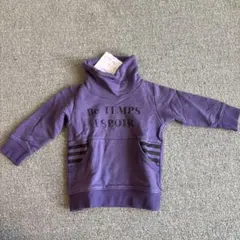 【新品未使用】 BeBe 紫色 フード付き トレーナー 80cm タグ付き