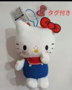 【タグ付き】モンチッチ×ハローキティ　おそろい　アクリムチャーム付き　マスコット