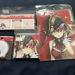 ホロライブ 宝鐘マリン 付箋 クリアファイル メモ　セット